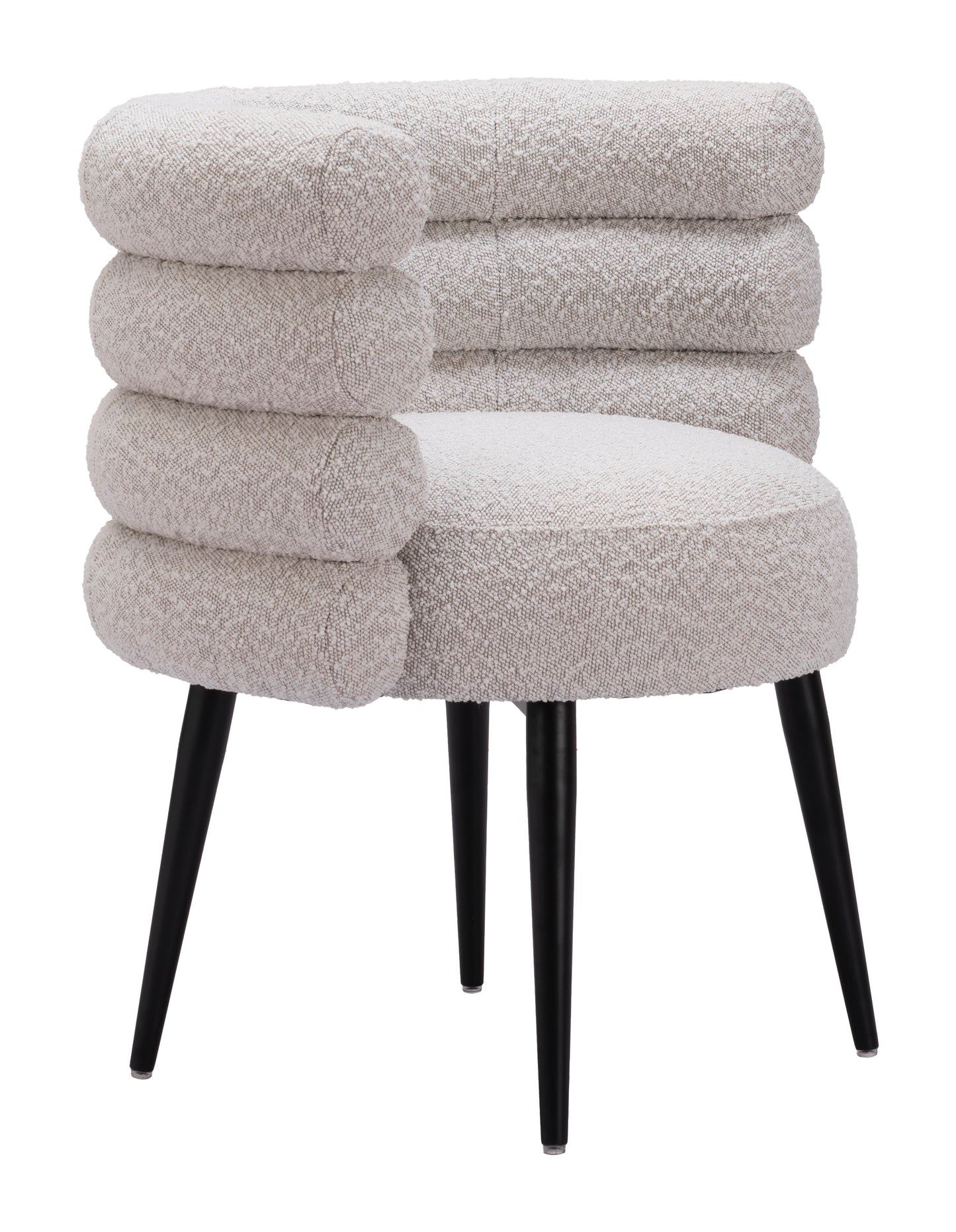 Grena Dining Chair - Misty Gray Elegant and Comfortable Upholstered Chair for Stylish Dining Rooms