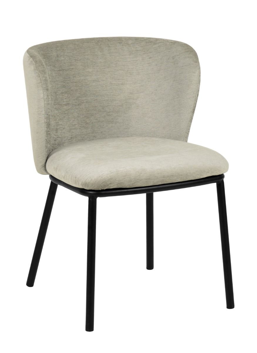 Modrest Bessie Dining Chairs – Set of 2 Modern Grey Chairs for Stylish Dining