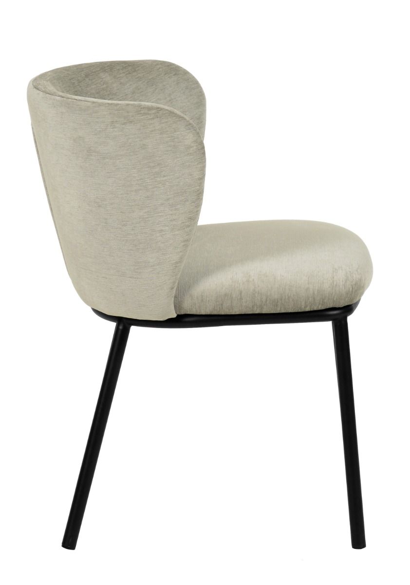 Modrest Bessie Dining Chairs – Set of 2 Modern Grey Chairs for Stylish Dining