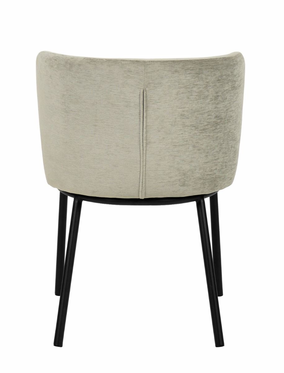 Modrest Bessie Dining Chairs – Set of 2 Modern Grey Chairs for Stylish Dining