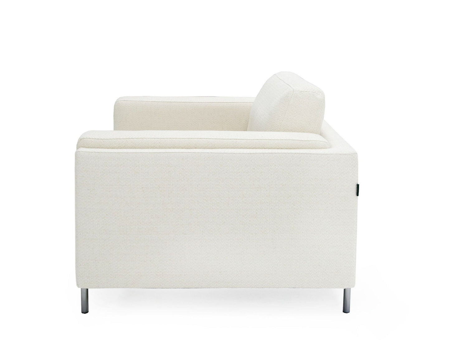 Divani Casa Schmidt Modern Off White Fabric Sofa + 2 Chairs A Sleek Combination of Luxurious Comfort and Contemporary Design for Sophisticated Living Spaces
