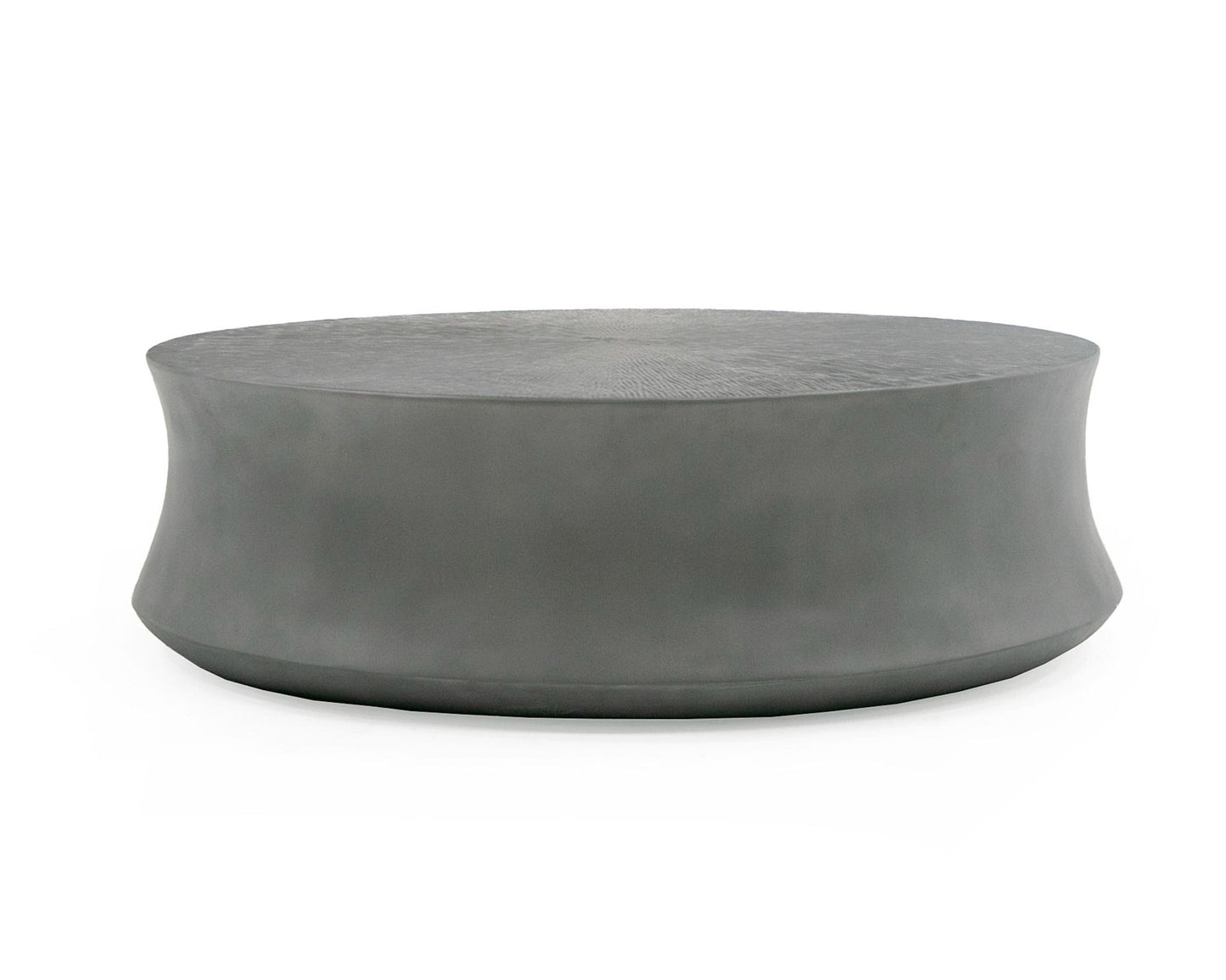 Modrest Airdrie - Modern Antique Grey Small Round Coffee Table