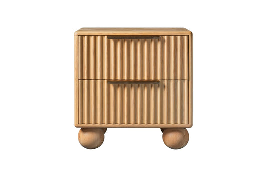 Modrest Winters Modern Natural Oak Nightstand β Elegant Convenience for Your Bedroom