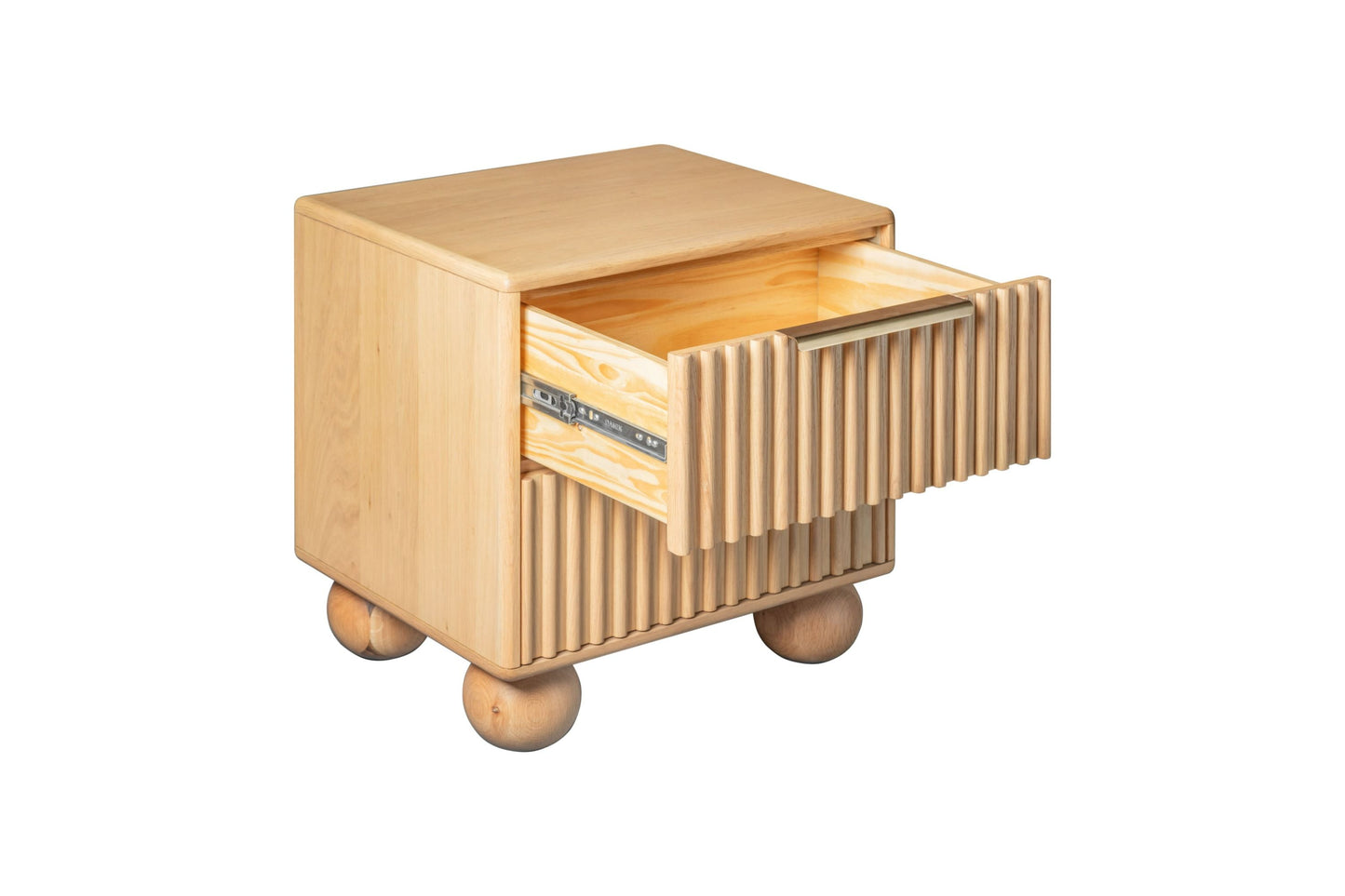 Modrest Winters - Modern Natural Oak Nightstand