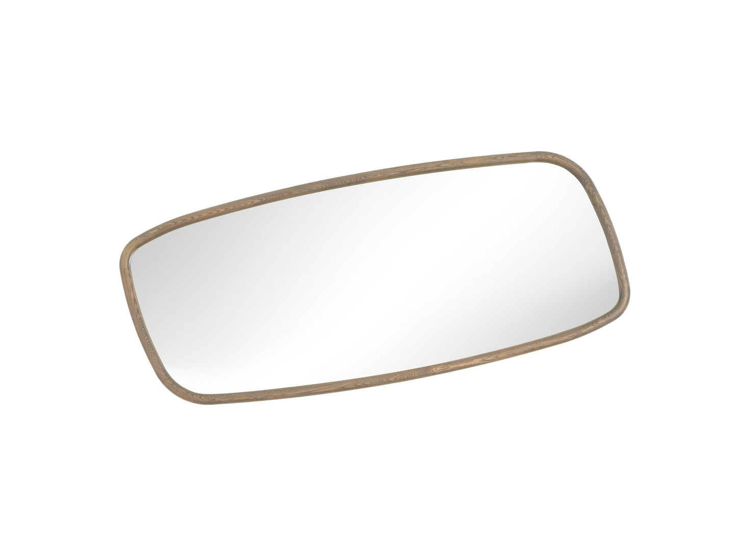 Modrest Wynetta Modern Grey Ash Buffet Mirror - Elegant and Complementary Mirror for Your Dining Space
