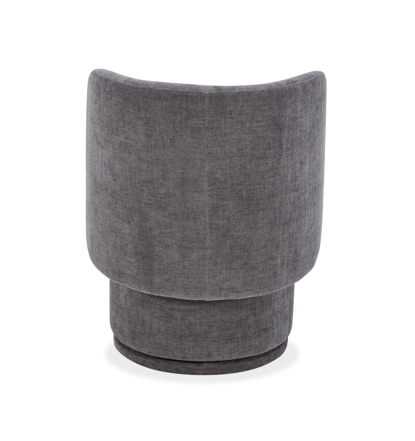 Divani Casa Norris Modern Dark Grey Fabric Swivel Dining Chair - Stylish and Comfortable Seating for Your Dining Area