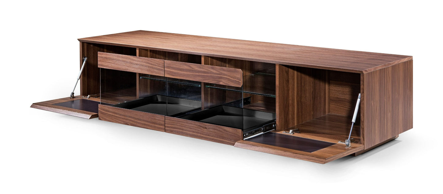 Modrest Frost - Modern Walnut TV Unit