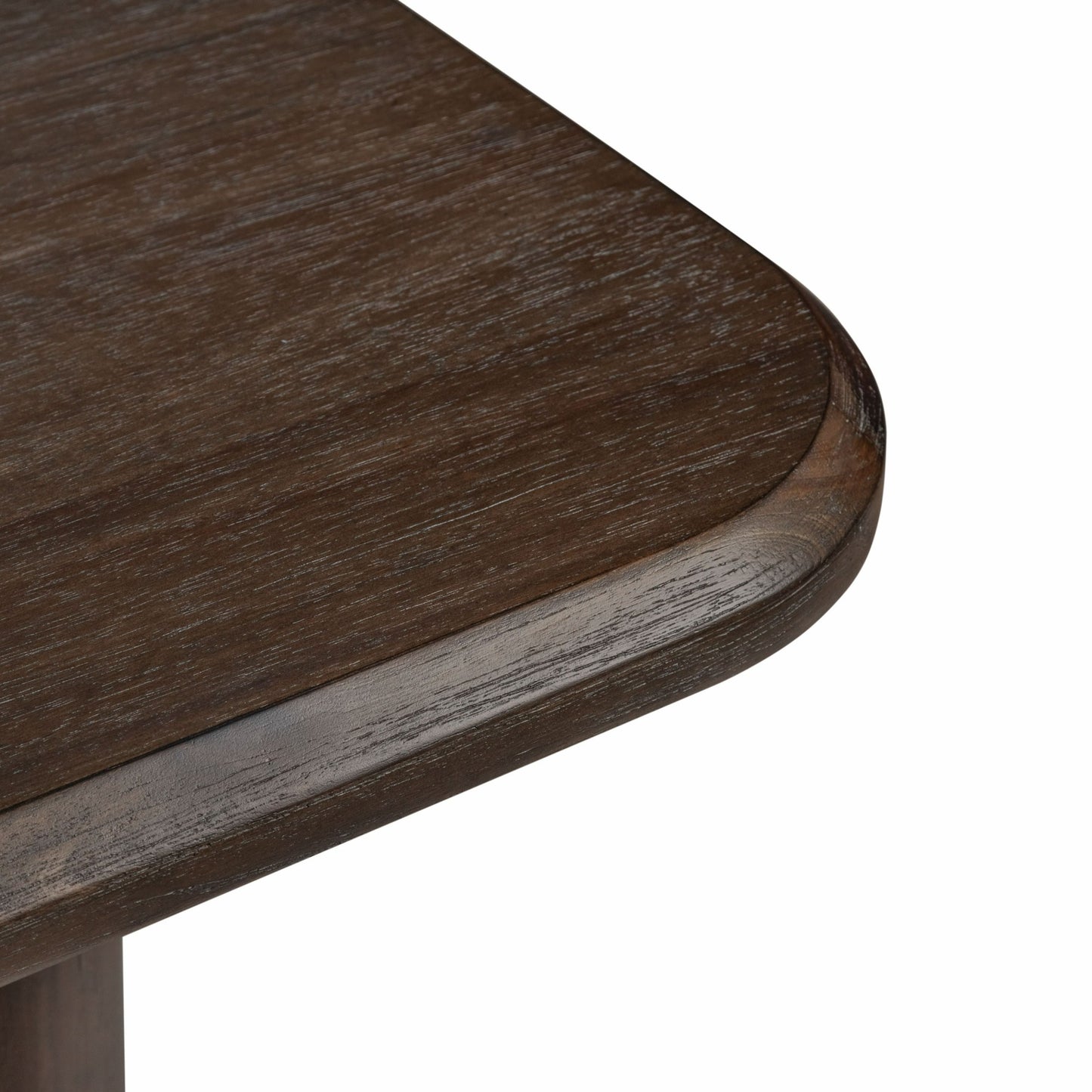 Modrest Rhea - Modern 87" Dark Acacia Rectangular Dining Table