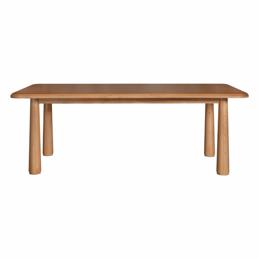 Modrest Rhea Modern 87" Natural Acacia Rectangular Dining Table - Stylish Dining with Natural Wood Elegance