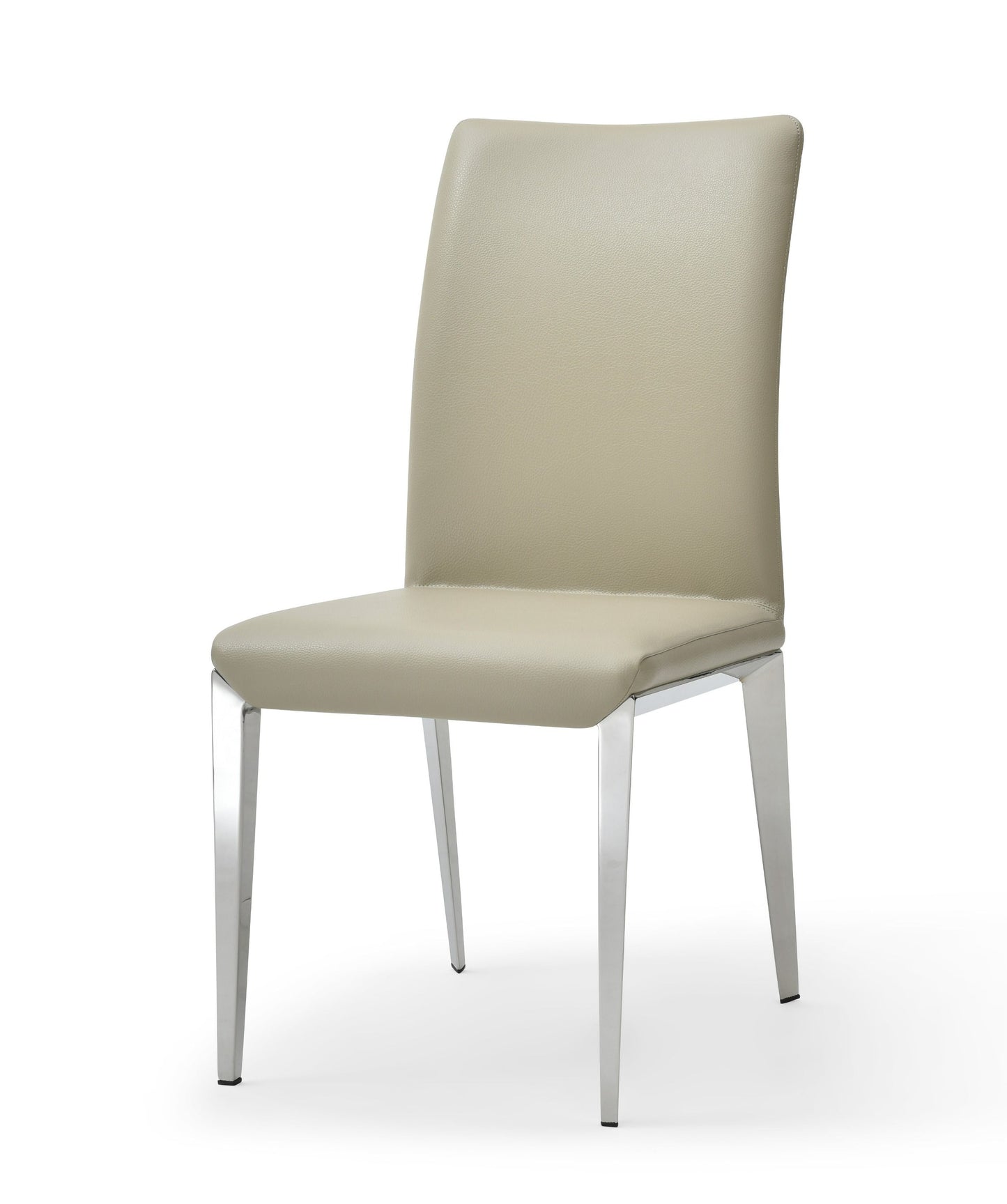 Taryn Modern Light Grey + Stainless Steel Dining Chair (Set of 2) β Sleek and Contemporary Seating for Modern Dining Spaces