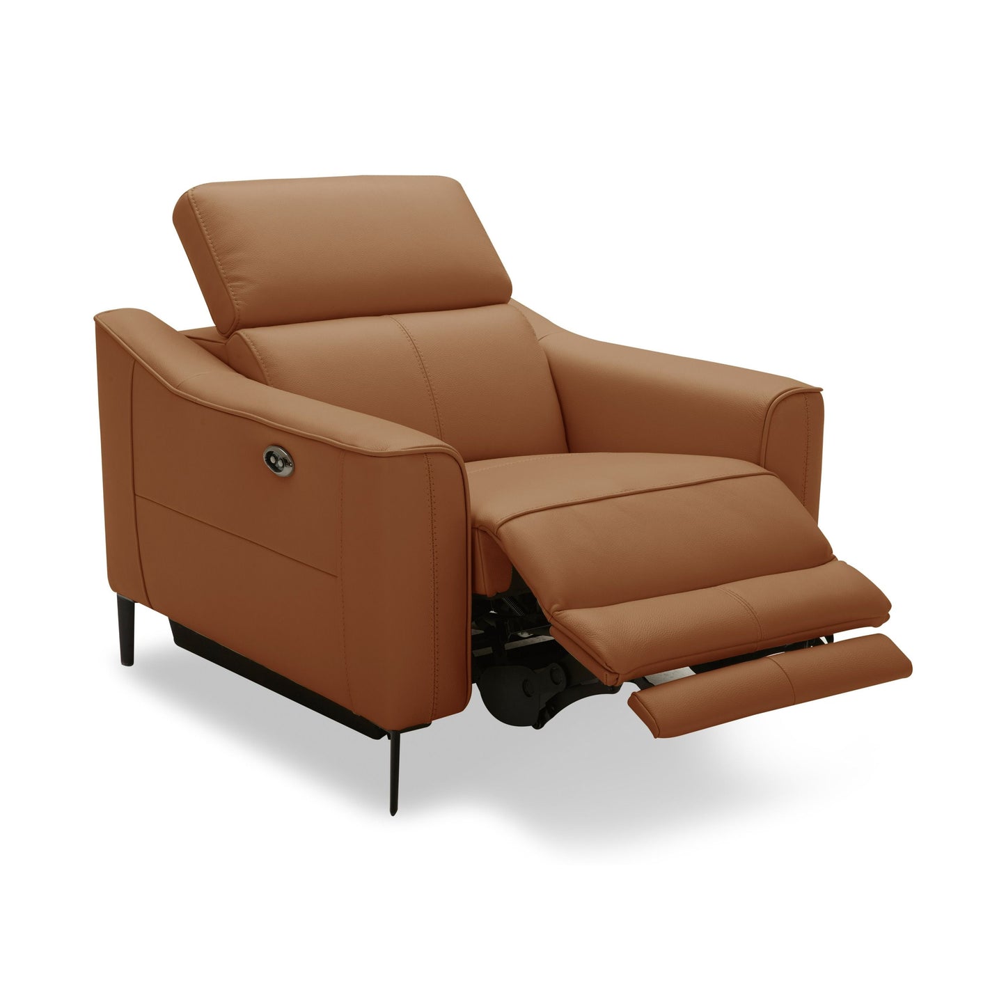 Eden - Modern Camel Leather Recliner Chair β A Luxurious and Comfortable Seating Experience