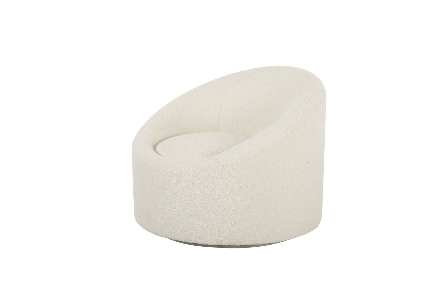 Modrest Frontier Glam Beige Fabric Accent Chair - Stylish and Luxurious Seating for Any Room