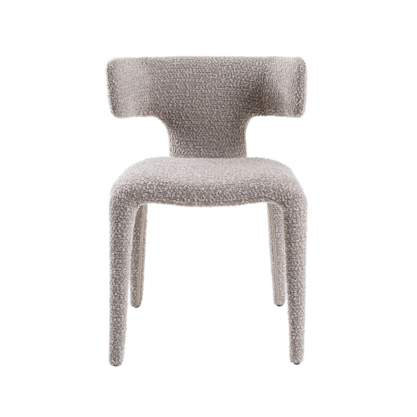 Modrest Saehee Modern Light Grey Fabric Dining Chair - Elegant & Versatile Dining Seating