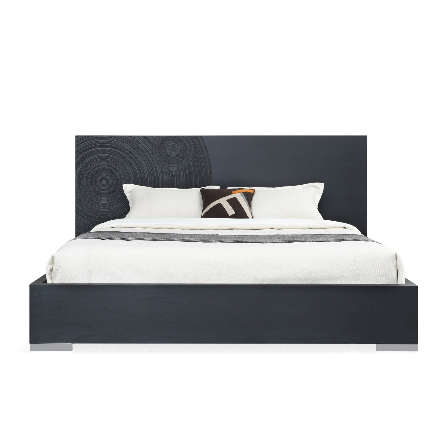 Modrest Cirque Modern Black Ash Bedroom Set for Sleek and Stylish Bedroom Interiors