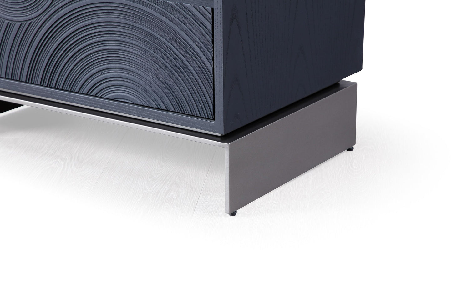 Modrest Cirque Modern Black Ash Chest for Contemporary Bedroom Storage and Style