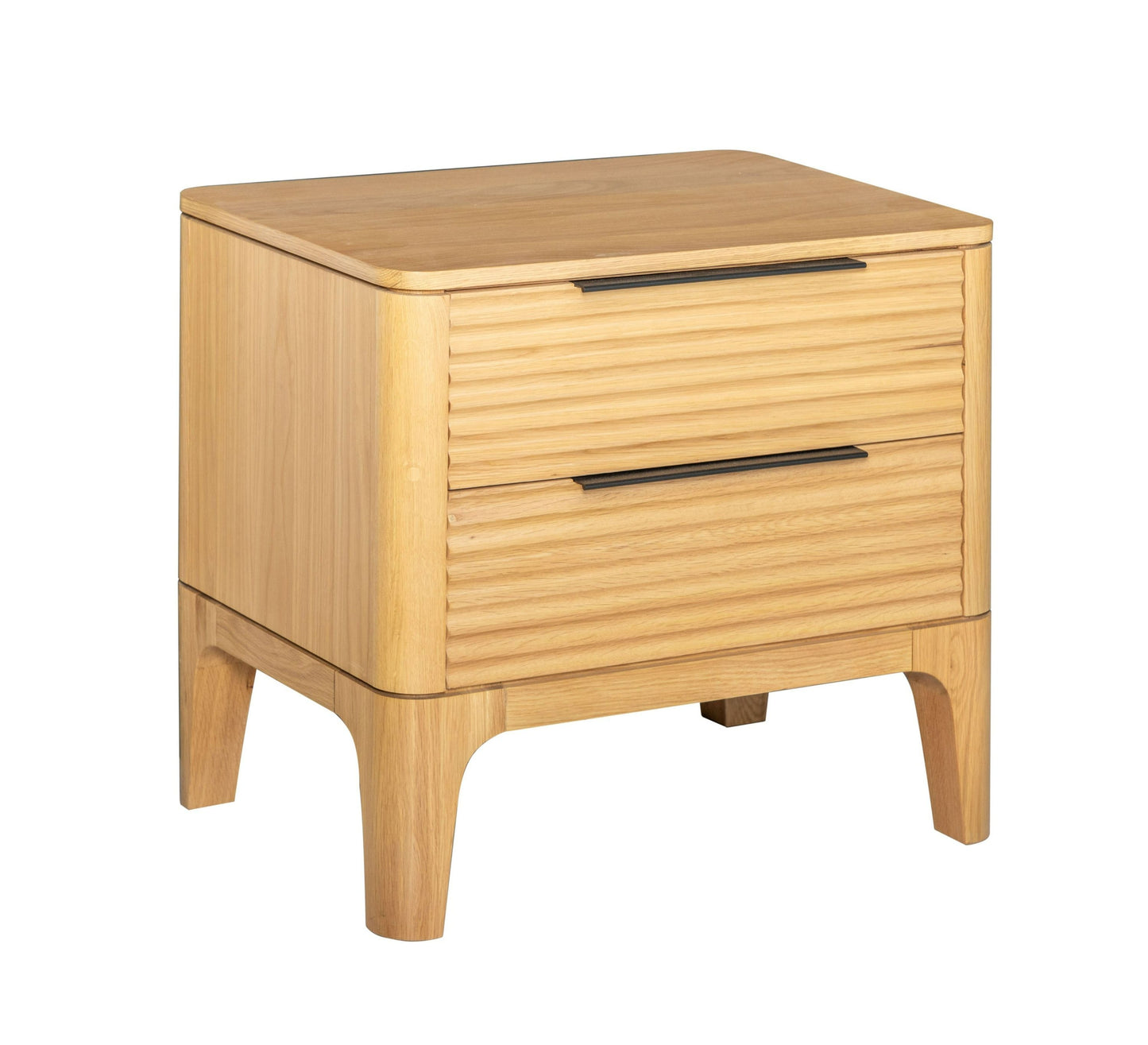 Modrest Seattle Modern Natural Oak Nightstand for Stylish and Practical Bedroom Storage