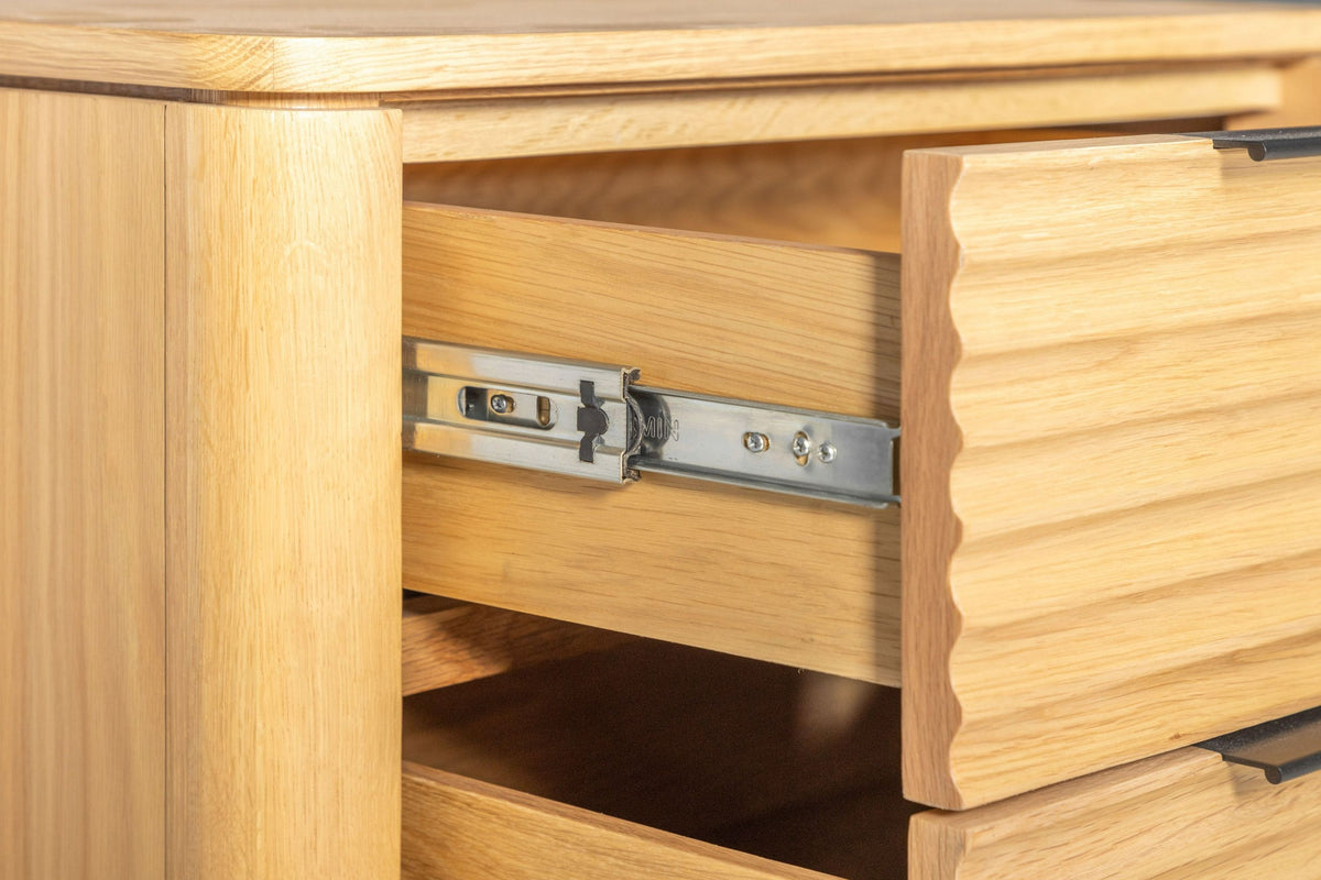 Seattle Nightstand Natural Oak Finish