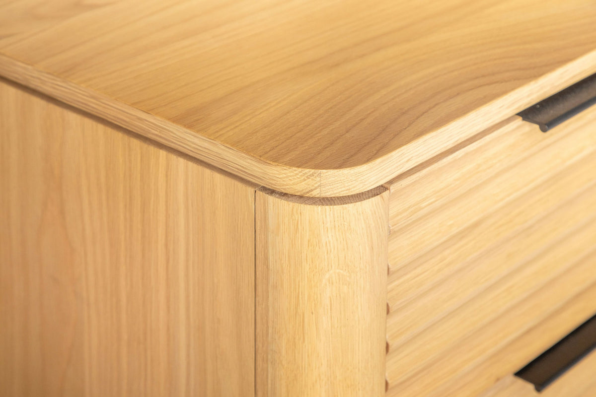 Seattle Nightstand Natural Oak Finish