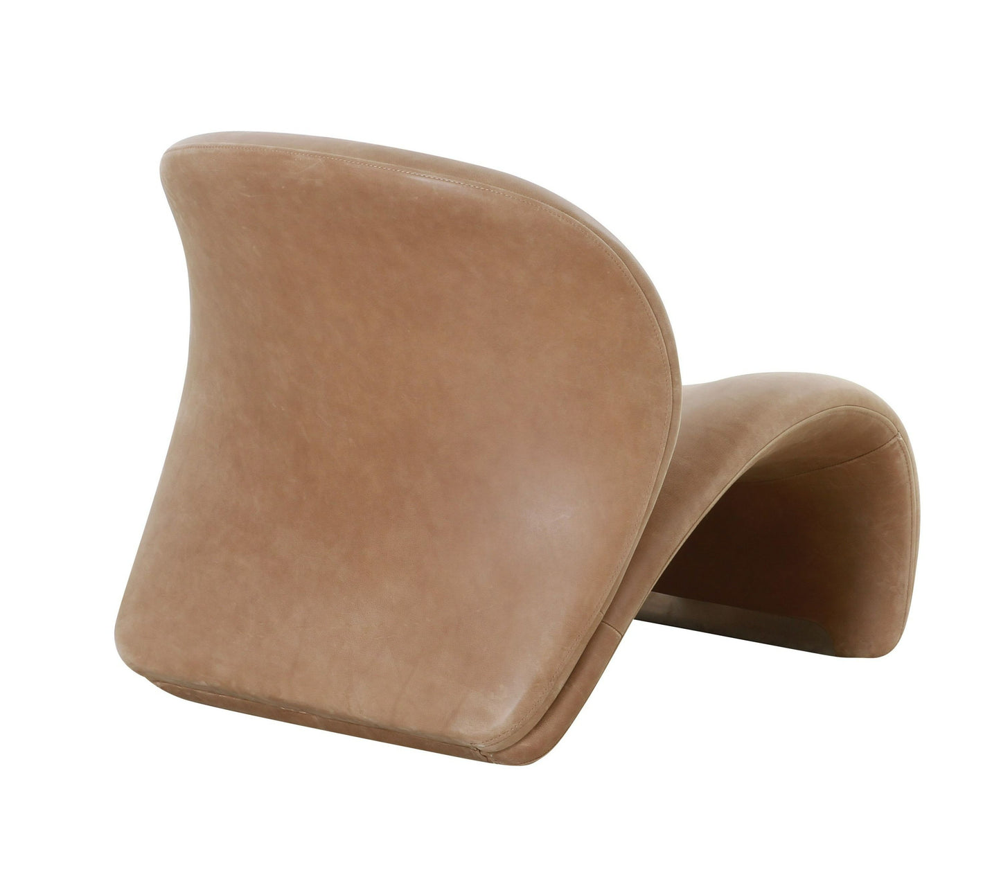 Modrest Donovan - Modern Brown Leather Accent Chair