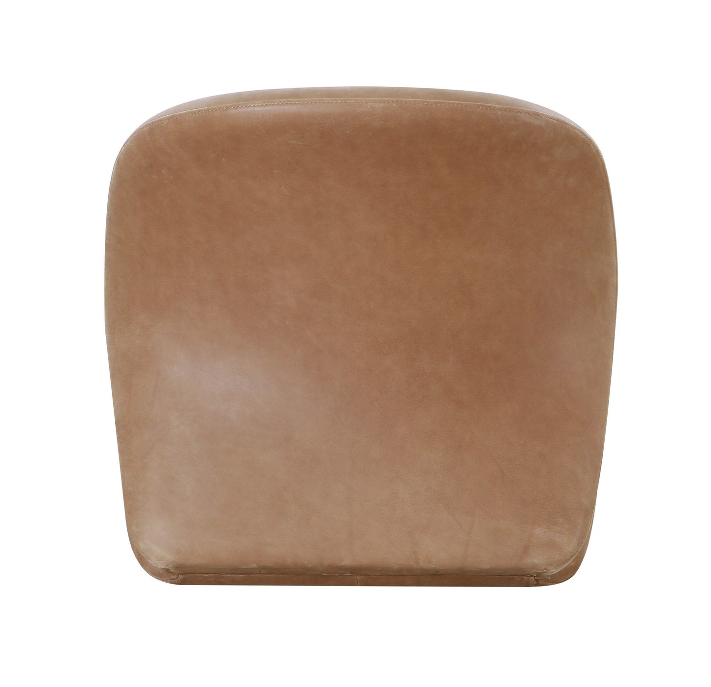 Modrest Donovan - Modern Brown Leather Accent Chair