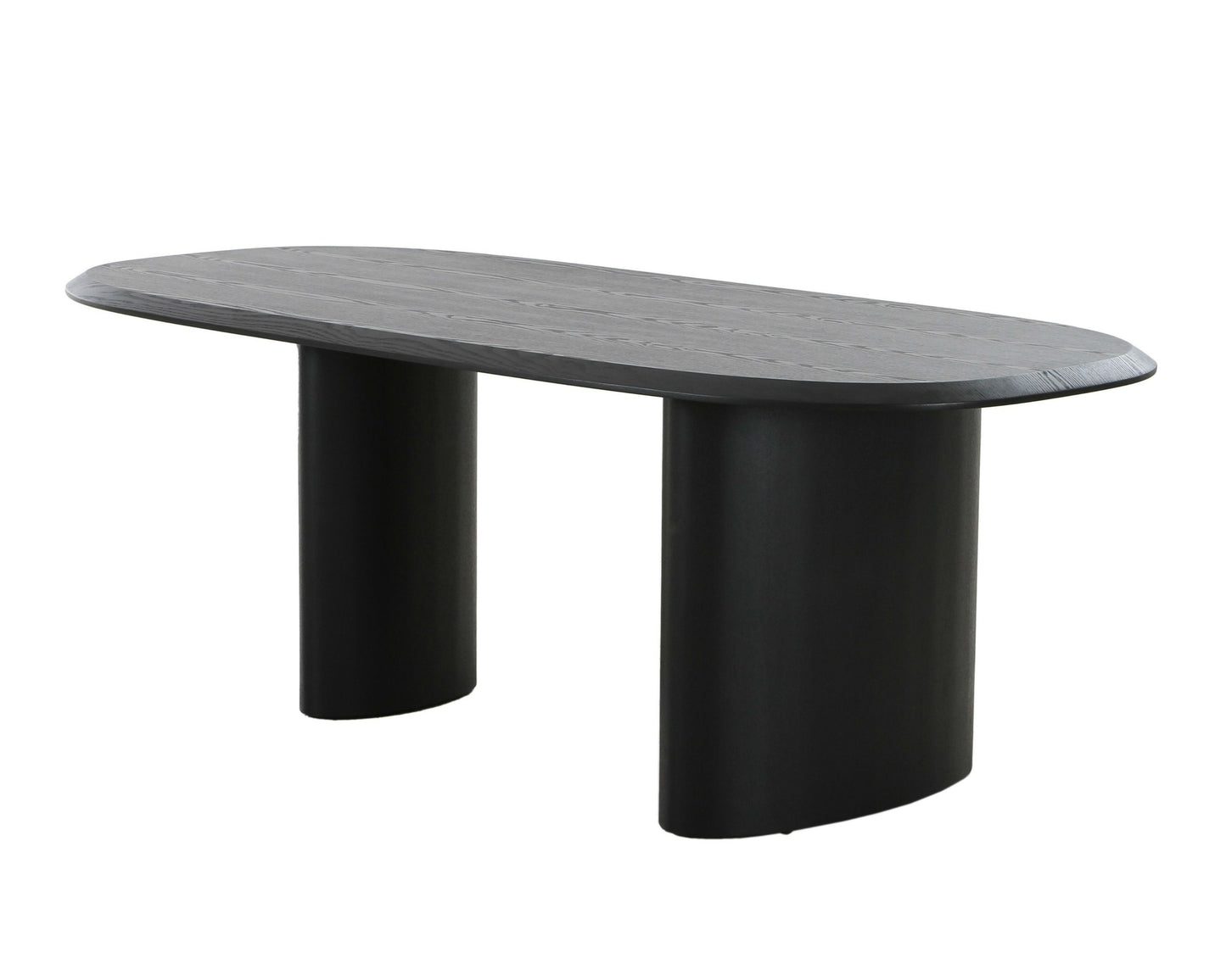 Modrest Summit Modern 87" Black Ash Dining Table for a Sleek and Sophisticated Dining Space