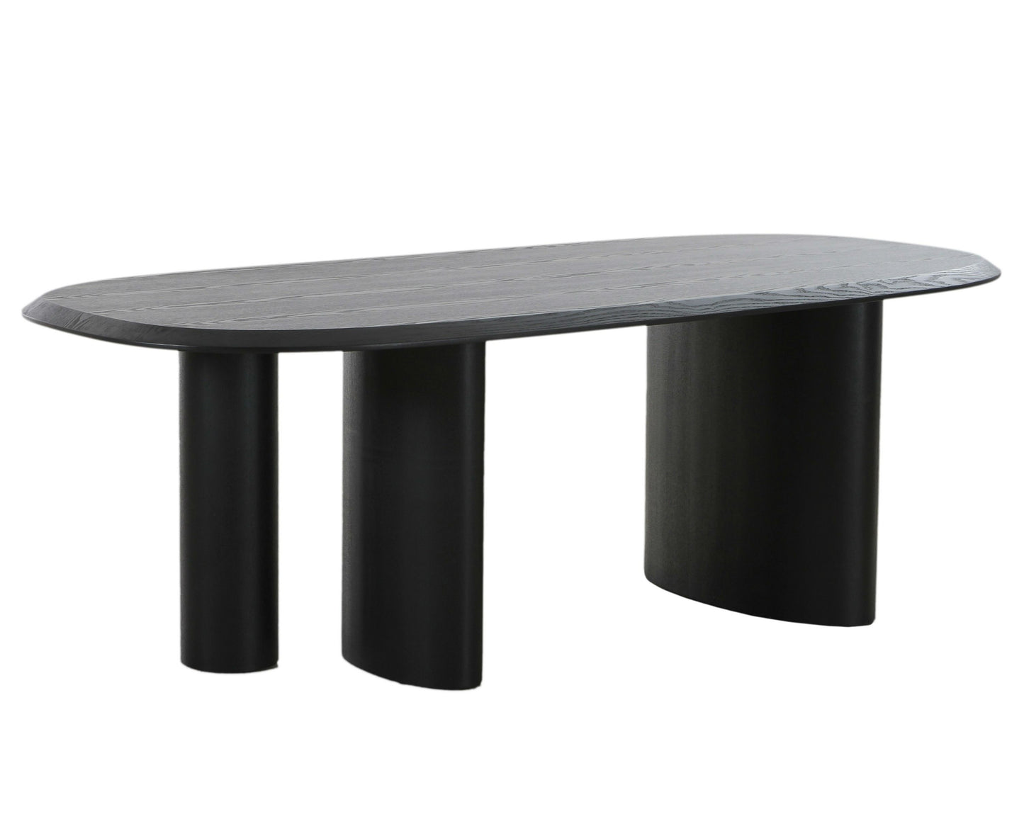 Modrest Summit Modern 87" Black Ash Dining Table for a Sleek and Sophisticated Dining Space
