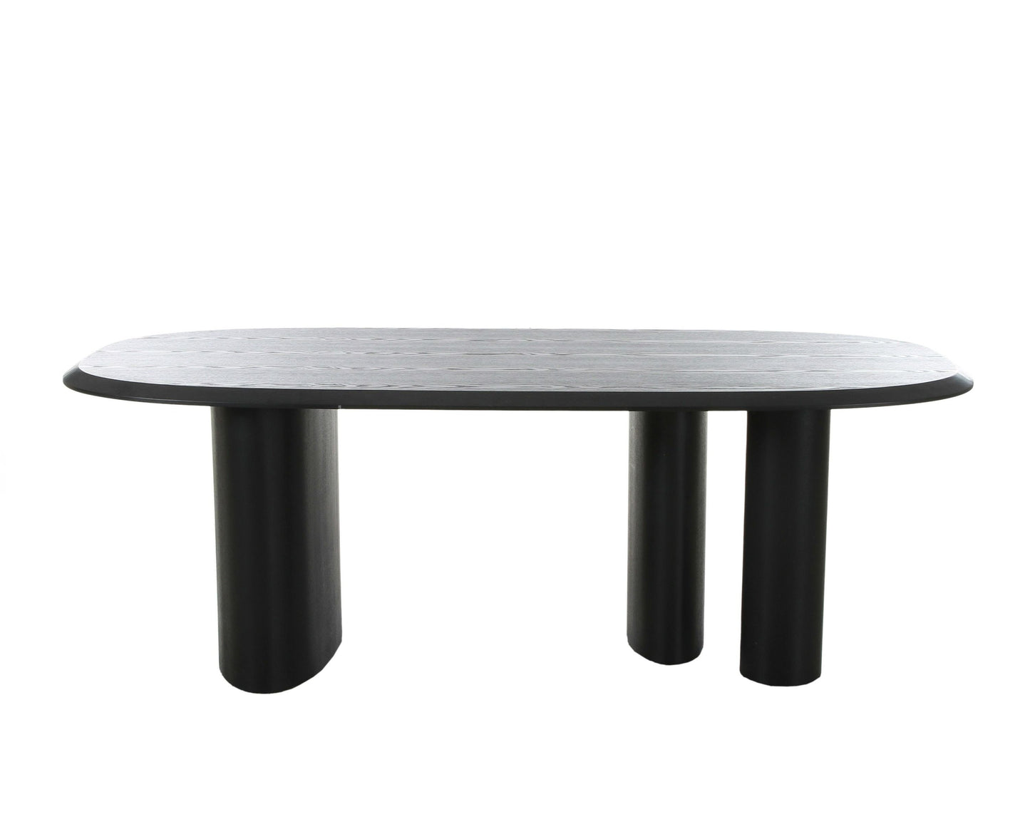 Modrest Summit Modern 87" Black Ash Dining Table for a Sleek and Sophisticated Dining Space