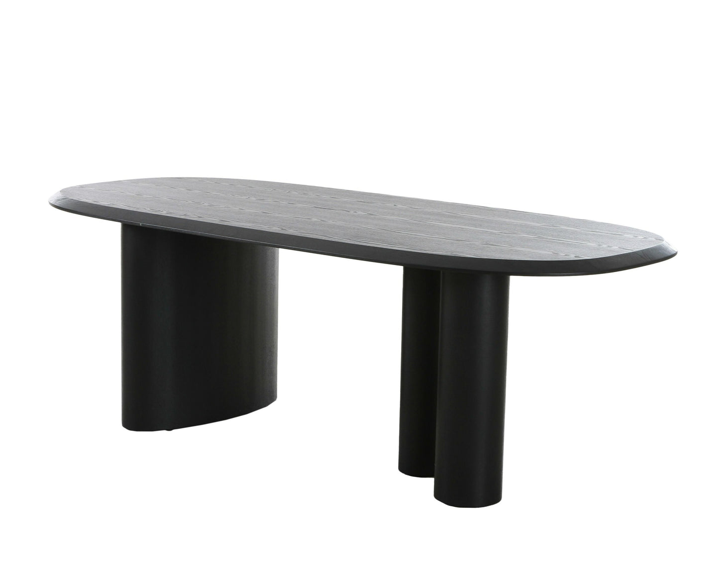 Modrest Summit Modern 87" Black Ash Dining Table for a Sleek and Sophisticated Dining Space