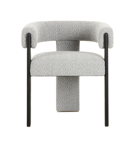 Modrest Kenmare Modern Light Grey Fabric and Black Dining Chair β A Harmonious Blend of Sophistication, Comfort and Contemporary Design