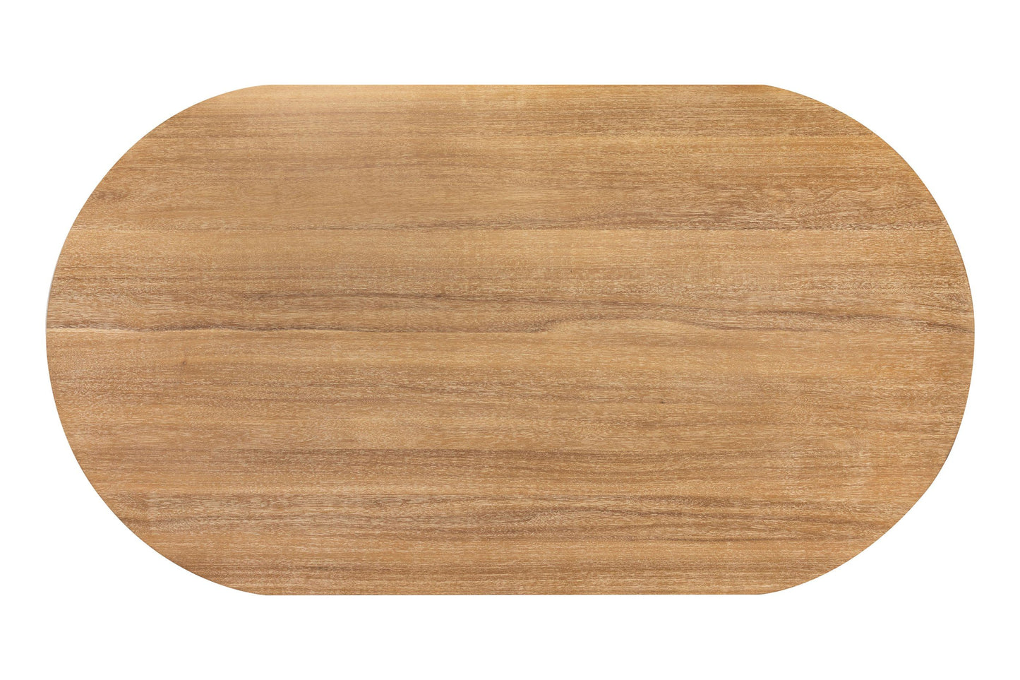Modrest Jacobson Modern Natural Acacia Oval Dining Table - Elegant and Spacious Dining Solution for a Contemporary Home