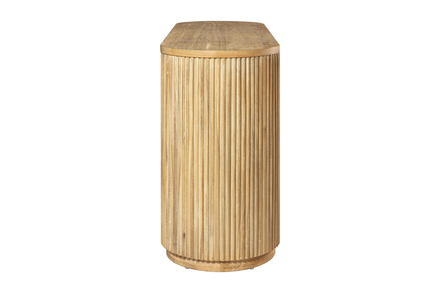 Modrest Jacobson Modern Natural Acacia Console Table - Elegant and Functional Design for a Contemporary Entryway or Living Room