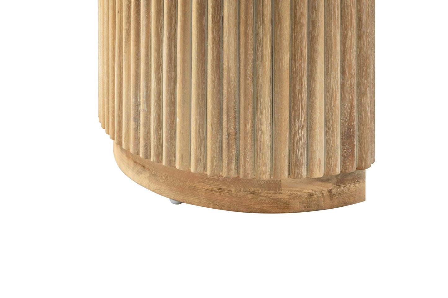 Modrest Jacobson Modern Natural Acacia Console Table - Elegant and Functional Design for a Contemporary Entryway or Living Room