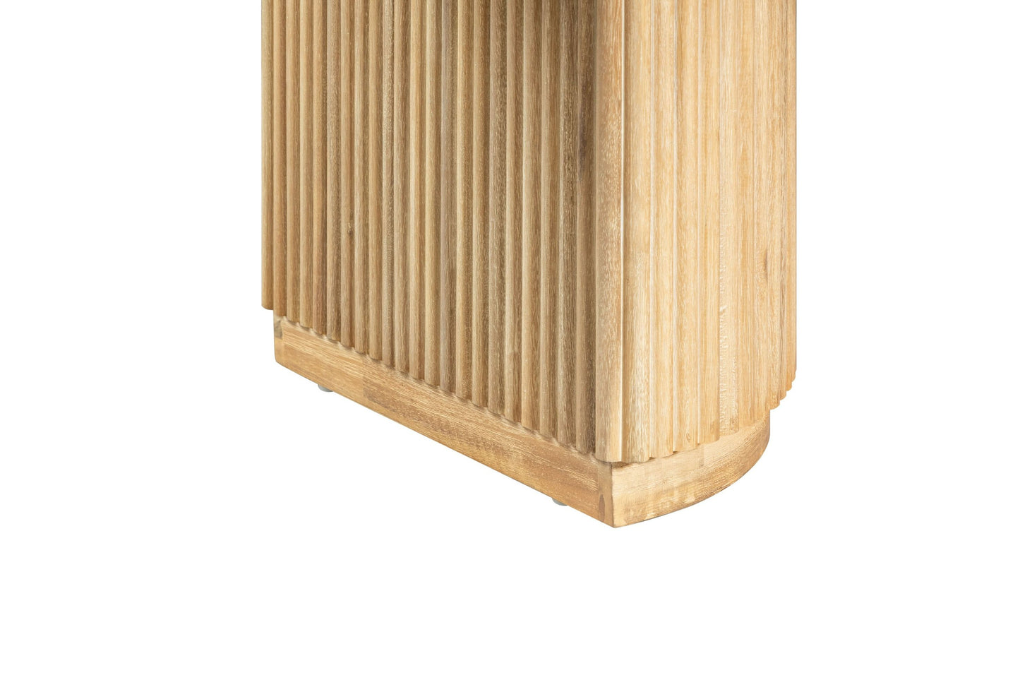 Modrest Jacobson Modern Natural Acacia Console Table - Elegant and Functional Design for a Contemporary Entryway or Living Room
