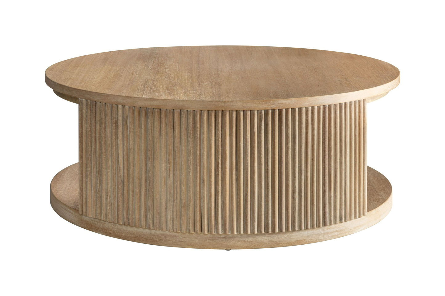 Modrest Jacobson Modern Natural Acacia Coffee Table - Stylish and Functional Addition to Your Contemporary Living Room