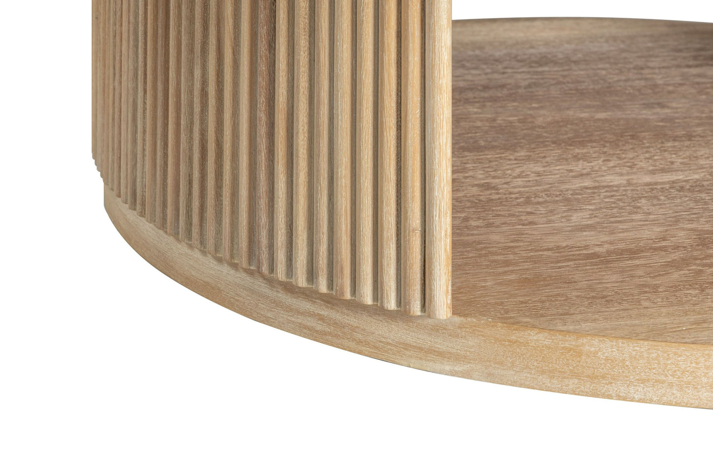 Modrest Jacobson Modern Natural Acacia Coffee Table - Stylish and Functional Addition to Your Contemporary Living Room