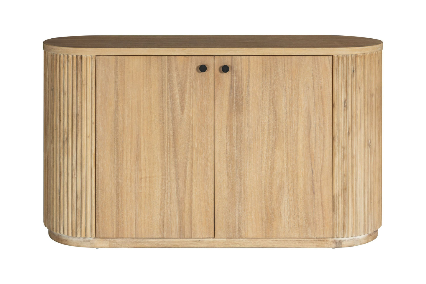 Modrest Jacobson Modern Natural Acacia Buffet - Elegant Storage Solution for a Contemporary Dining or Living Room