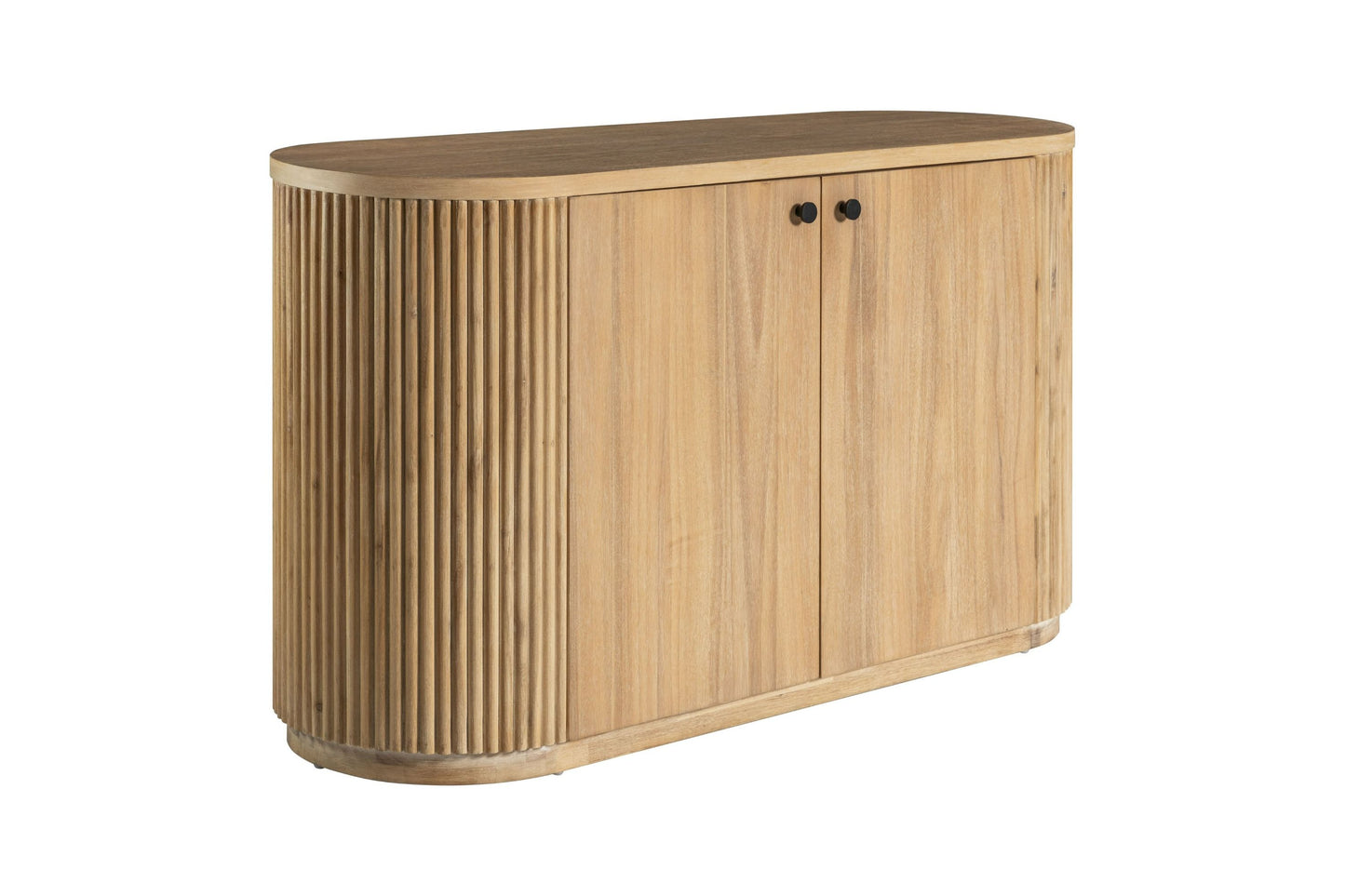 Modrest Jacobson Modern Natural Acacia Buffet - Elegant Storage Solution for a Contemporary Dining or Living Room