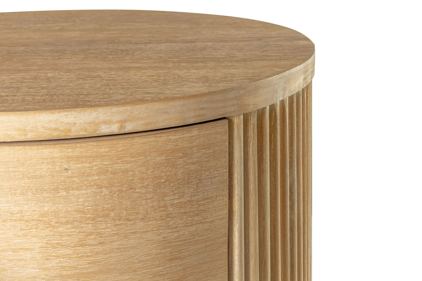 Modrest Jacobson Modern Natural Acacia Nightstand - Stylish and Functional Bedroom Storage with a Contemporary Design