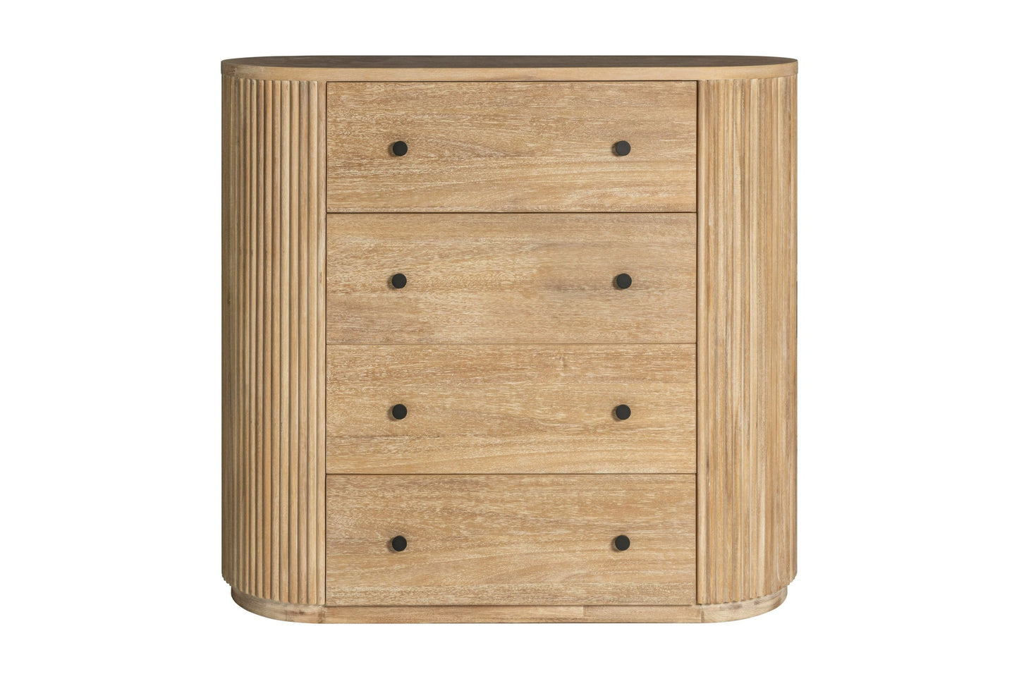 Modrest Jacobson Modern Natural Acacia Chest - Elegant Storage Solution for a Contemporary Bedroom or Living Space