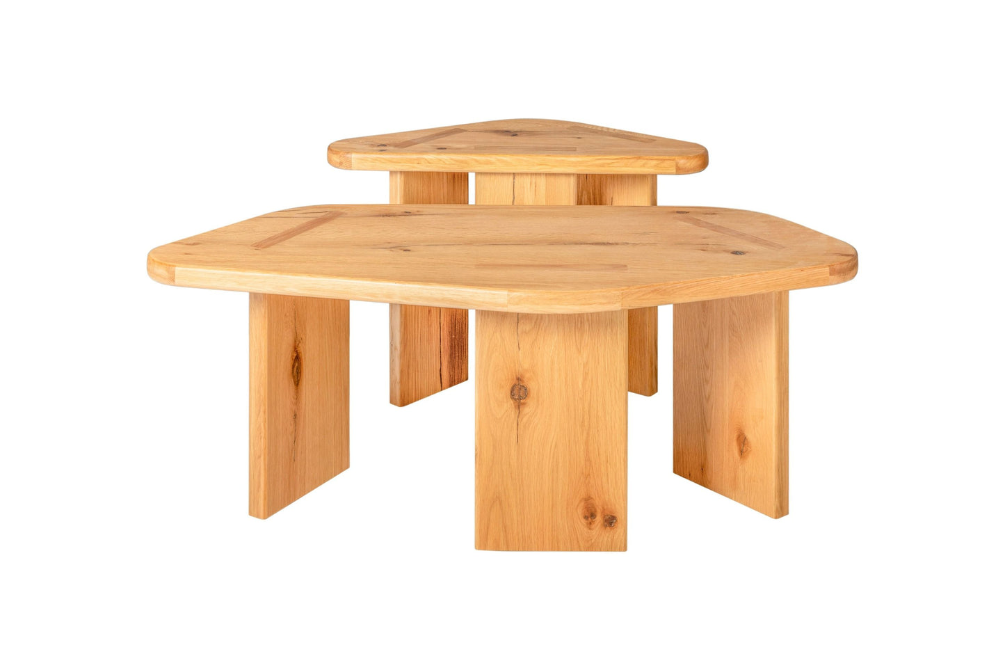 Modrest Jack - Modern Natural Wood Coffee Table Set