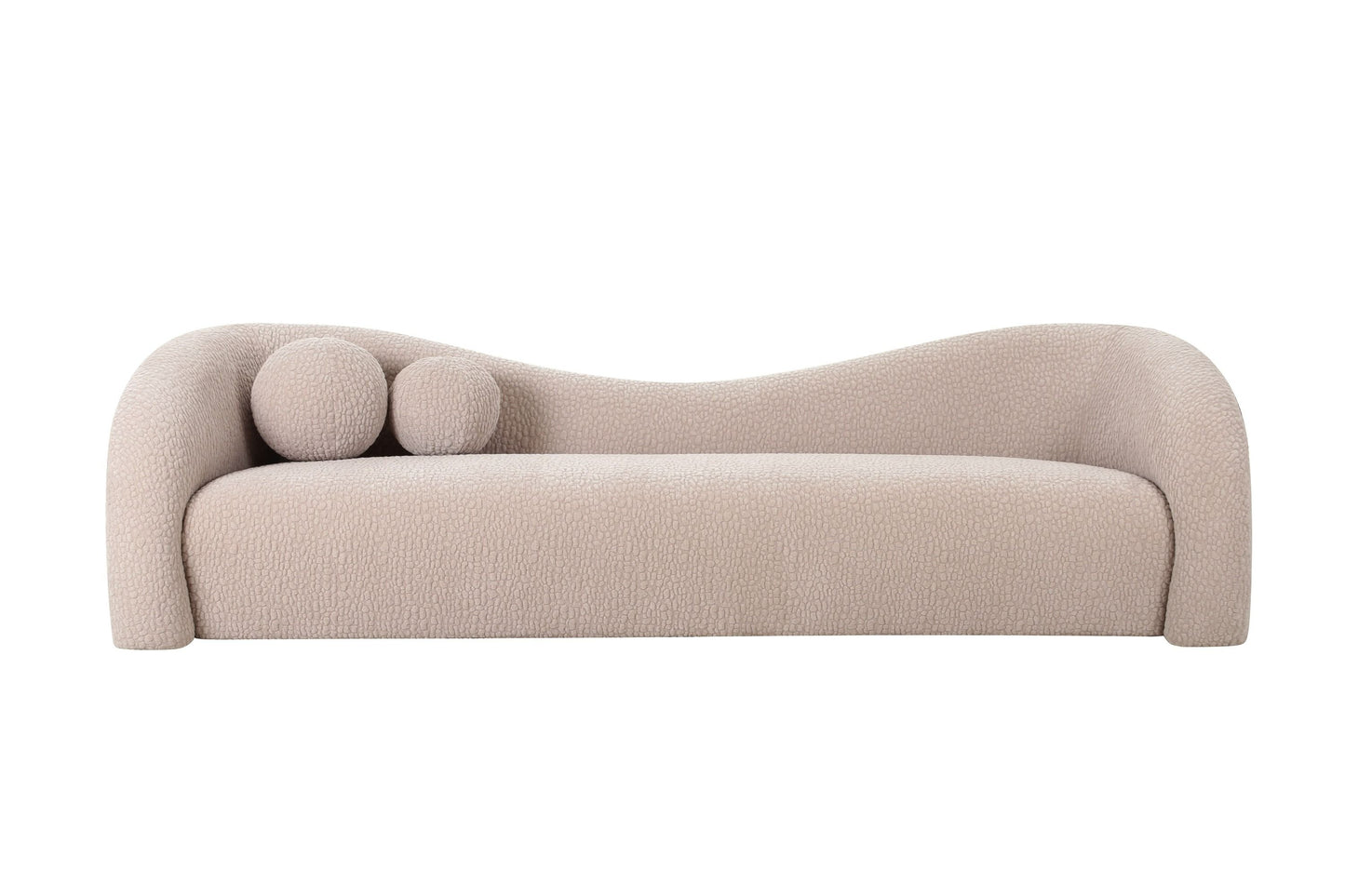Divani Casa Calico Contemporary Beige Fabric 4-Seat Sofa β A Perfect Blend of Modern Style and Comfortable Elegance.