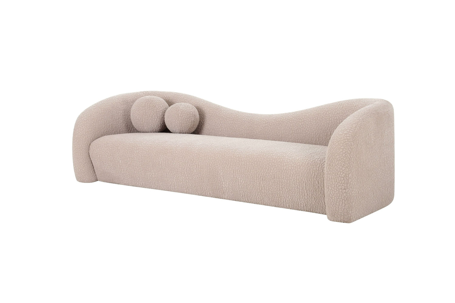 Divani Casa Calico Contemporary Beige Fabric 4-Seat Sofa β A Perfect Blend of Modern Style and Comfortable Elegance.