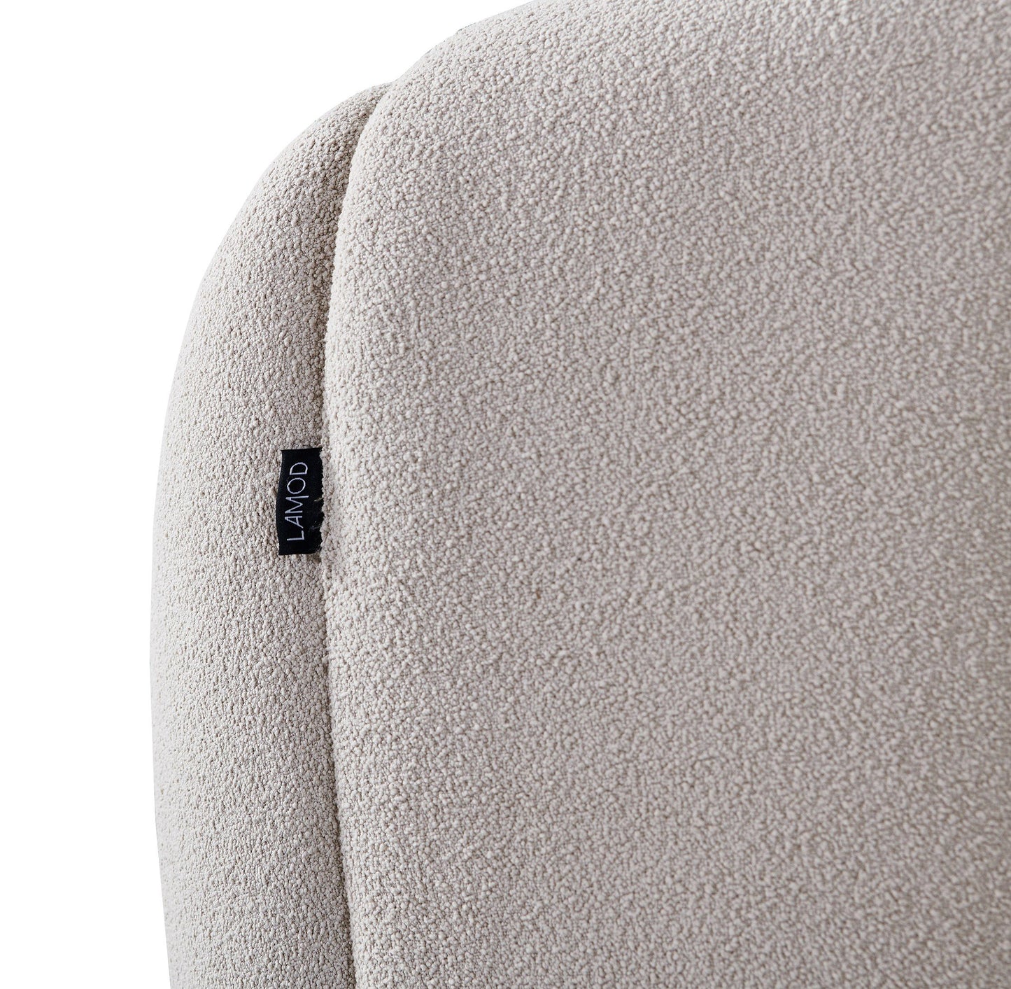 Divani Casa Yolonda Modern Beige Fabric Bed for a Cozy and Elegant Bedroom Retreat