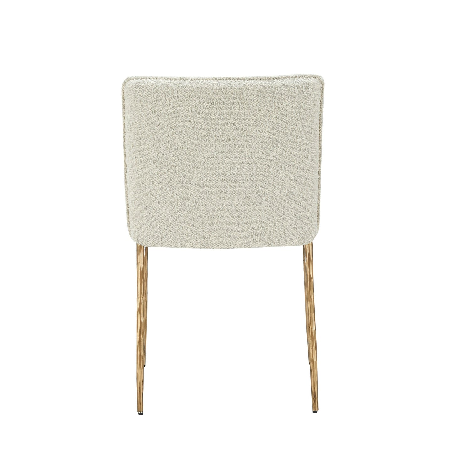 Modrest Atlanta Modern Off-White Fabric and Brass Dining Chair β A Sophisticated Blend of Contemporary Elegance and Timeless Design