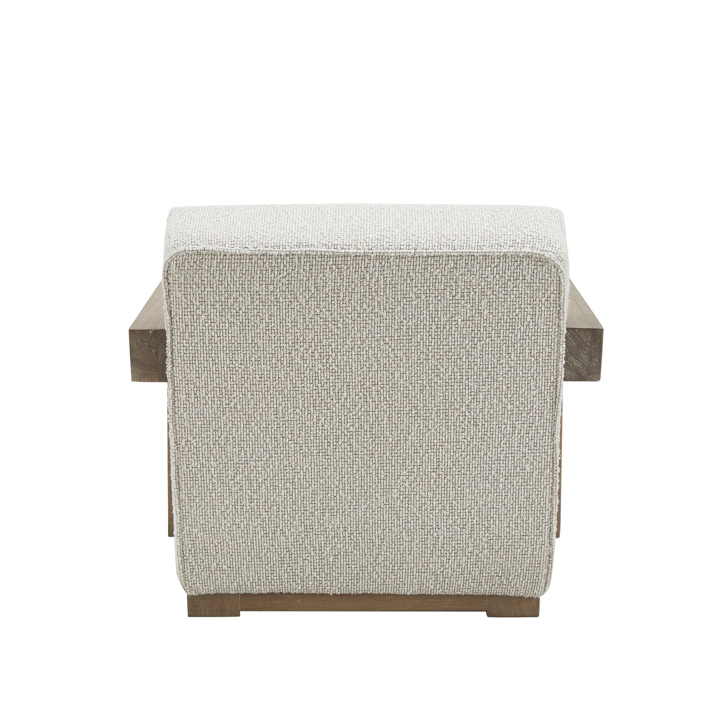 Modrest Dalhart Modern Beige Fabric and Grey Wash Wood Accent Chair β A Seamless Blend of Contemporary Aesthetics and Timeless Comfort