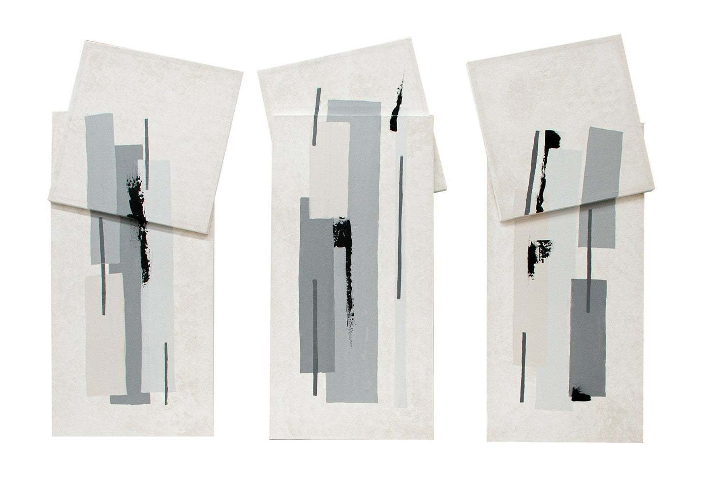 Modrest Couth Modern Painting Set of 3 - Elegant Hand-Painted Artwork for Contemporary and Stylish Home Décor.