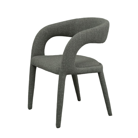 Faerron Modern Grey Fabric Dining Chair