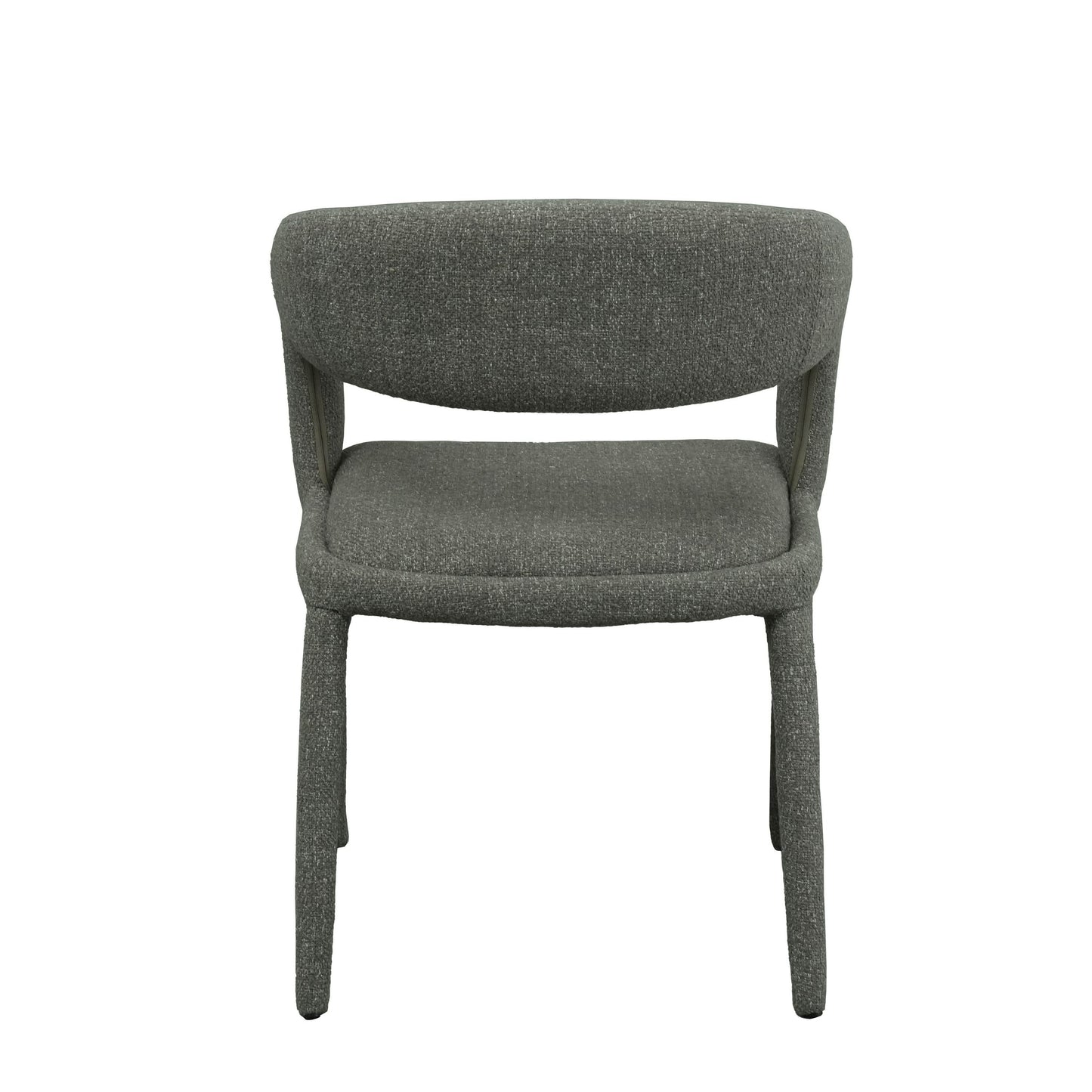 Modrest Faerron Modern Grey Fabric Dining Chair - Sleek and Comfortable Seating for a Contemporary Dining Space