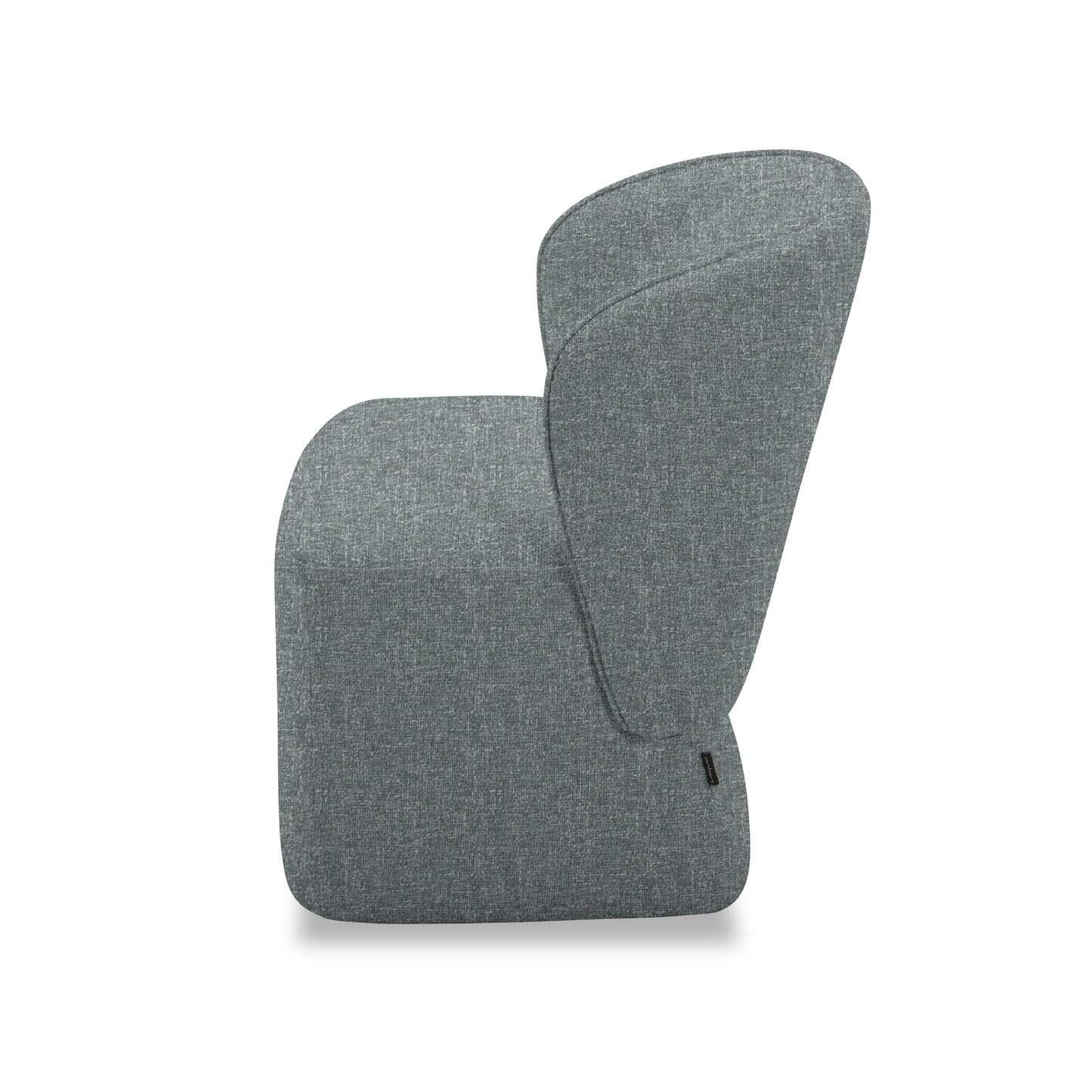 Modrest Souza Modern Grey Fabric Swivel Dining Chair - Comfortable and Stylish Seating for a Contemporary Dining Experience