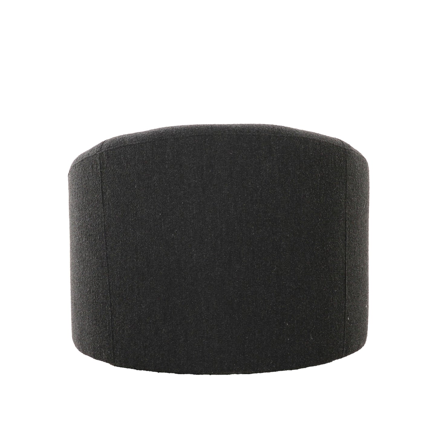 Modrest Frontier Glam Black Fabric Accent Chair - Chic and Comfortable Addition to Any Living Space